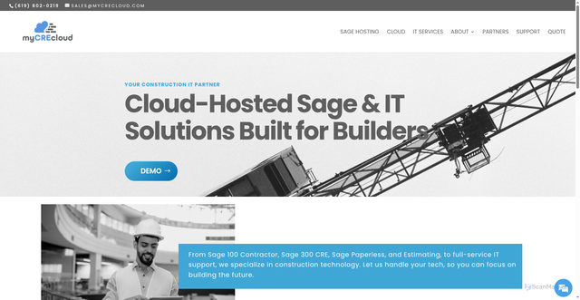 Security scan screenshot of https://mycrecloud.com