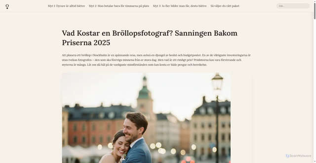 Security scan screenshot of https://flashbackfoto.se