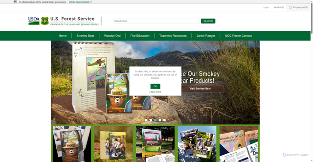 Security scan screenshot of https://symbols.gov/
