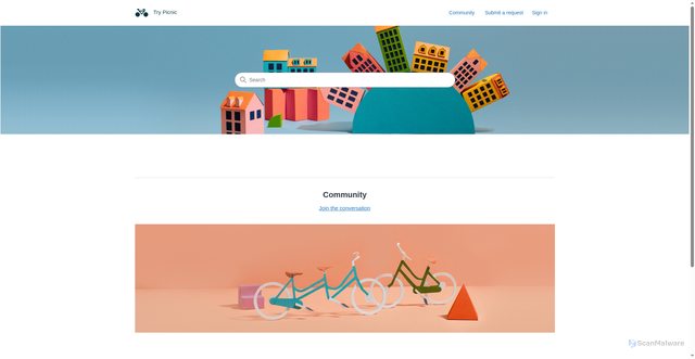 Security scan screenshot of https://try-picnic.zendesk.com