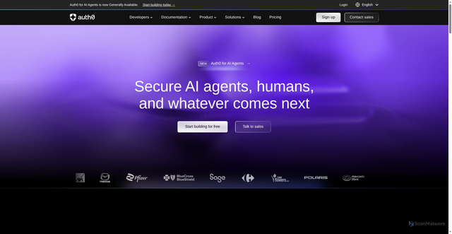 Security scan screenshot of https://hermes-cloud-clt-prod.eu.auth0.com