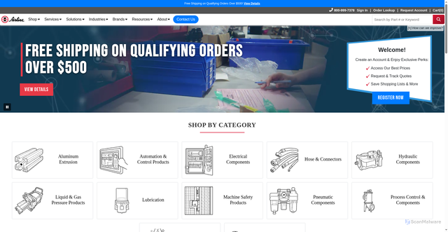 Security scan screenshot of https://airlinehyd.com