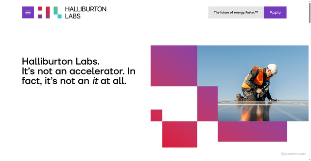 Security scan screenshot of https://halliburtonlabs.com/