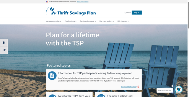 Security scan screenshot of https://www.tsp.gov/
