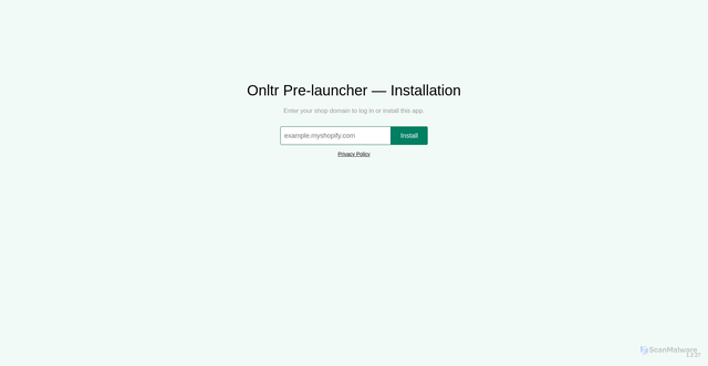 Security scan screenshot of https://pre-launcher.onltr.app