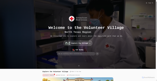 Security scan screenshot of http://rcvillage.org/