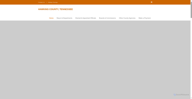 Security scan screenshot of https://hawkinscountytn.gov/