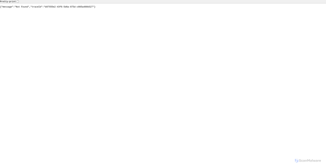 Security scan screenshot of https://a22gpxvcom5fnb-ats.iot.us-east-1.amazonaws.com