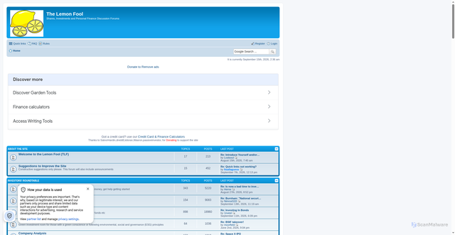 Security scan screenshot of https://lemonfool.co.uk