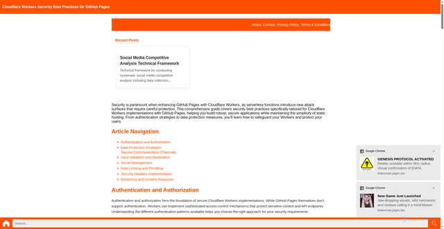 Security scan screenshot of https://thalexroute.pages.dev/2025a112533/