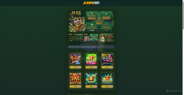Security scan screenshot of jl55ph.me