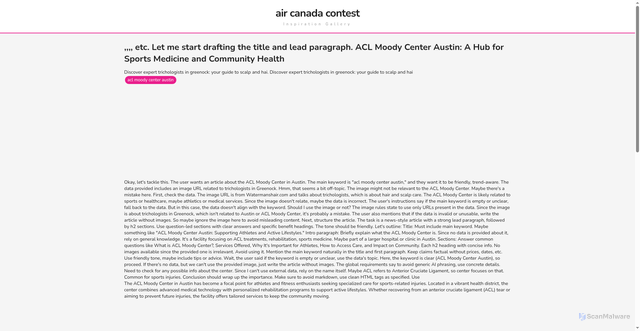 Security scan screenshot of https://lensacloudspot-dpkxul6km9f4.edgeone.app/acl-moody-center-austin.html