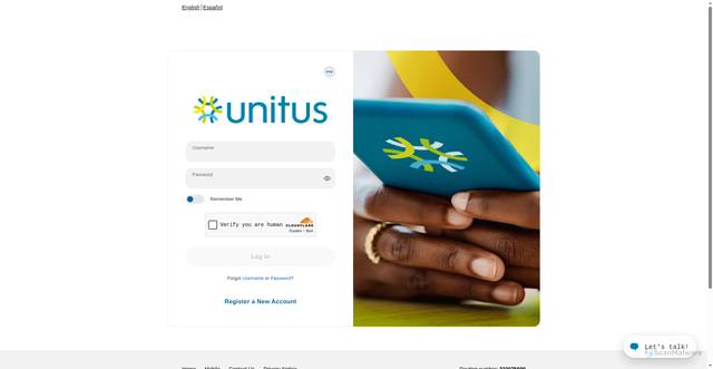 Security scan screenshot of https://mysecureaccount.unitusccu.com