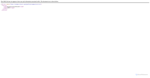 Security scan screenshot of https://transaction-api-sbg.payments.intuit.com