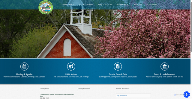 Security scan screenshot of https://www.cassia.gov/
