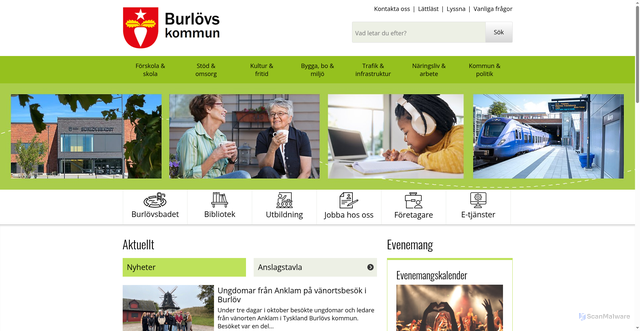 Security scan screenshot of https://burlov.se/