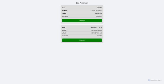 Security scan screenshot of https://aproveddataregister-vfckvpq5v9.edgeone.app/