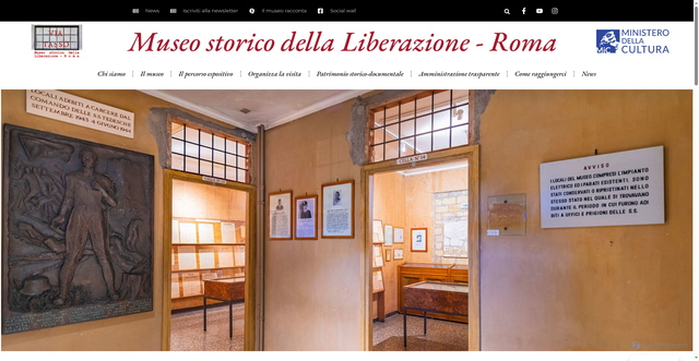 Security scan screenshot of https://www.museoliberazione.it/