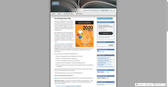 Security scan screenshot of https://govbooktalk.gpo.gov/2023/10/25/first-responders-day/