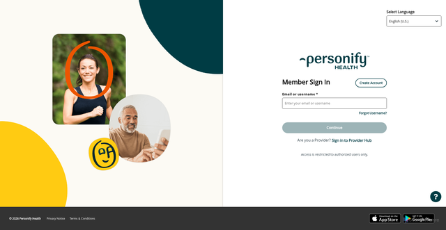 Security scan screenshot of https://app.personifyhealth.com