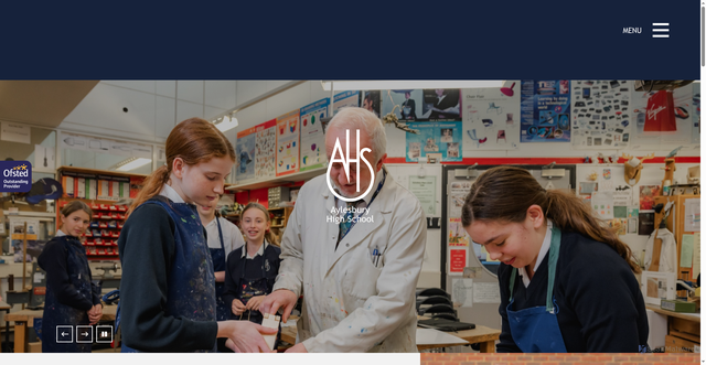 Security scan screenshot of https://www.ahs.bucks.sch.uk/