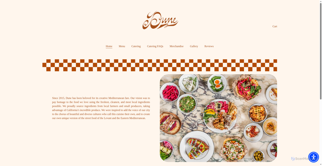Security scan screenshot of https://www.dunekitchen.com/