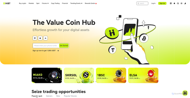 Security scan screenshot of https://hibt21.com/vi/