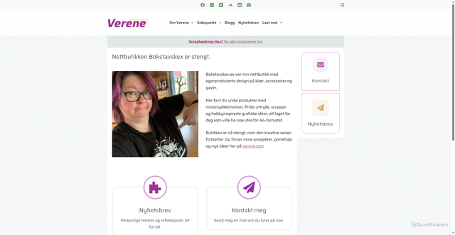 Security scan screenshot of https://bokstavskex.se