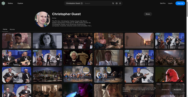 Security scan screenshot of https://genery.io/people/christopher-guest