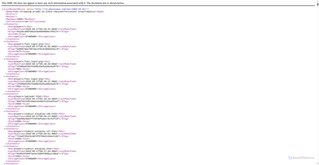 Security scan screenshot of wktv.fuelmedia.io