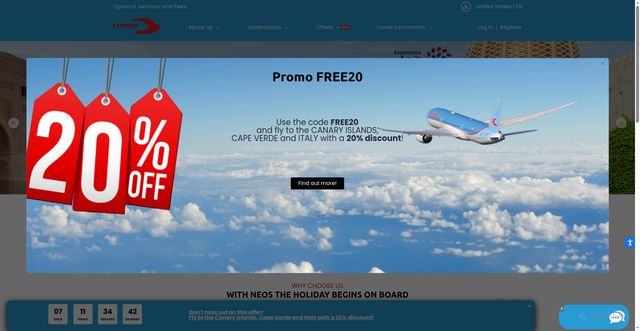 Security scan screenshot of https://www.neosair.com/us/en