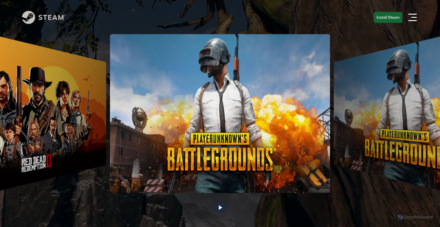 Security scan screenshot of https://reimagine-steam.vercel.app/