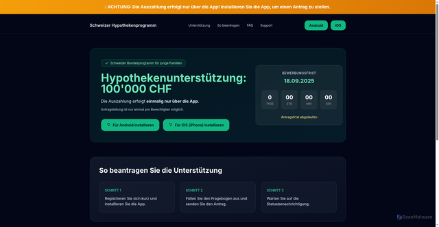 Security scan screenshot of http://actedschweizer.pages.dev/