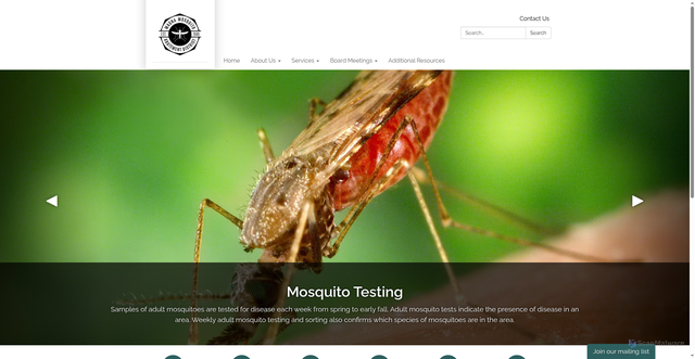 Security scan screenshot of https://www.magnamosquito.gov/