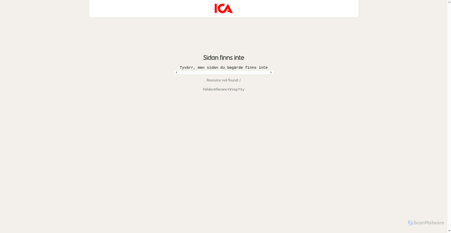 Security scan screenshot of https://ims.icagruppen.se/