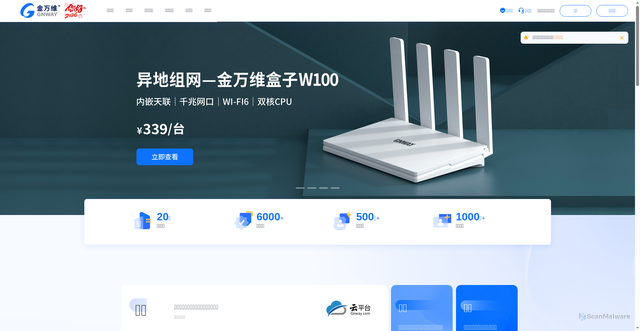 Security scan screenshot of https://gnway.com