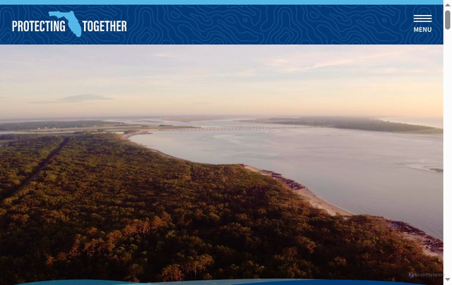 Security scan screenshot of https://protectingfltogether.gov/