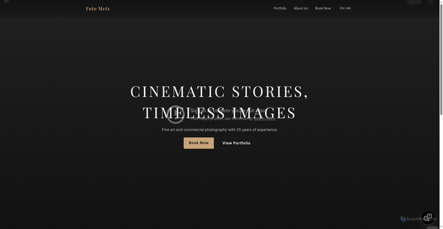 Security scan screenshot of https://fotometz-94bnqpqks9.edgeone.app/