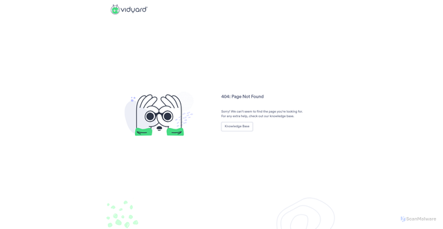 Security scan screenshot of https://hubs.vidyard.com