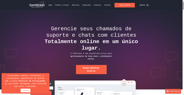 Security scan screenshot of https://tomticket.com