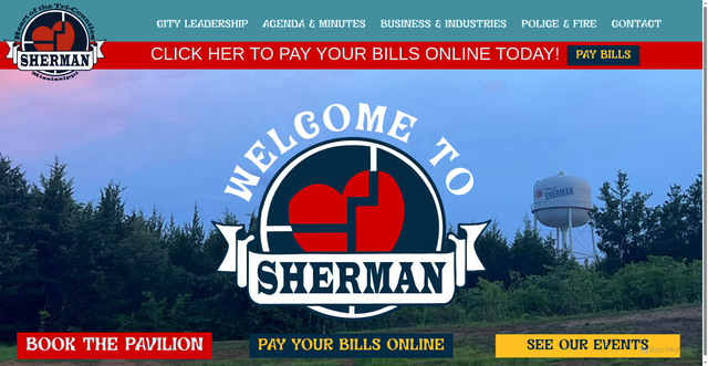 Security scan screenshot of https://shermanms.gov/