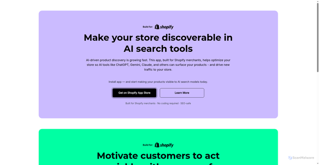 Security scan screenshot of https://revhope.io