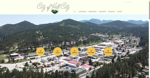 Security scan screenshot of https://www.hillcitysd.org/