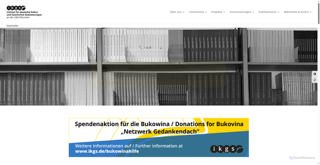 Security scan screenshot of https://www.ikgs.de/