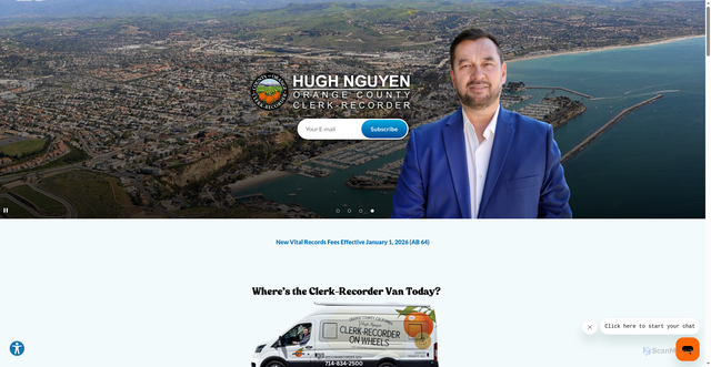 Security scan screenshot of https://ocrecorder.com/