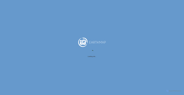 Security scan screenshot of https://earthmap.org/
