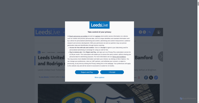 Security scan screenshot of https://www.leeds-live.co.uk/sport/leeds-united/leeds-united-tottenham-live-score-20551850