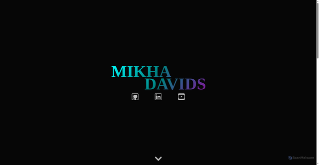 Security scan screenshot of https://mikhad.github.io