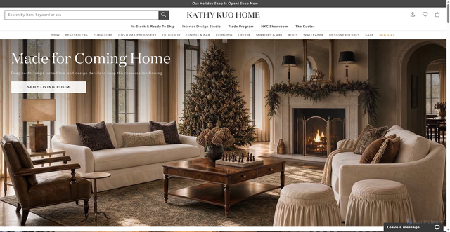 Security scan screenshot of https://www.kathykuohome.com