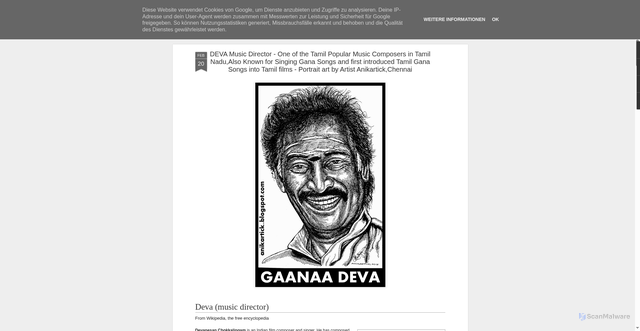 Security scan screenshot of https://anikartick.blogspot.com/2015/02/deva-music-director-one-of-tamil.html